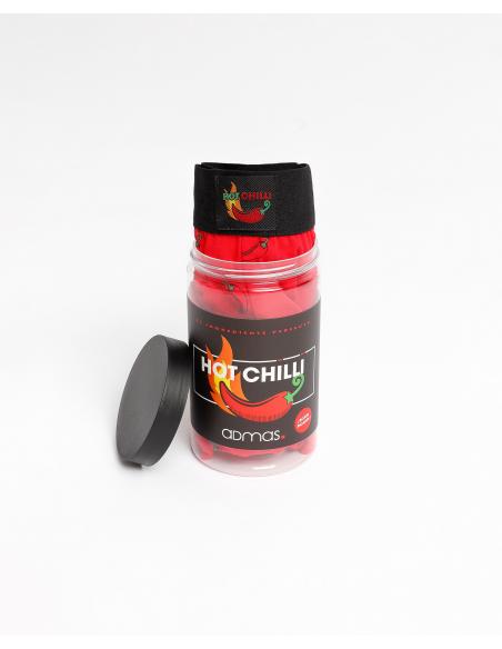 ADMAS Calzoncillo/Bóxer Hot Chili Caja Regalo para Hombre