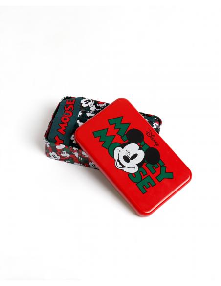 DISNEY Calzoncillo/Bóxer Mickey Scarf Caja Metal Regalo para Hombre