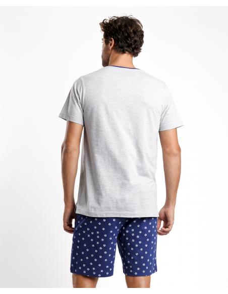 DIVER Pijama Manga Corta Wild Crazy Guy para Hombre