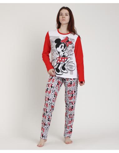 DISNEY Pijama Manga Larga Stay True para Mujer