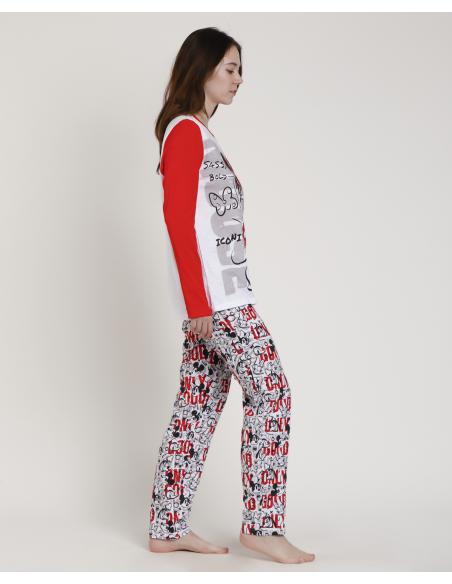 DISNEY Pijama Manga Larga Stay True para Mujer