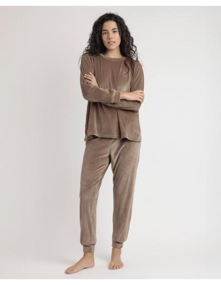 ADMAS CLASSIC Pijama Manga Larga Rayas Relax Home para Mujer