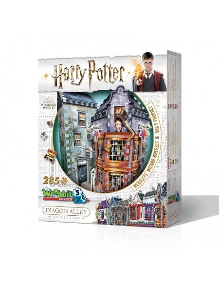 WRB - Puzzle 3D Tienda Sortilegios Weasley y Diario El Profeta (300 piezas)