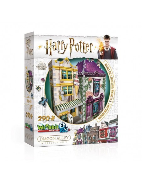 Harry Potter Puzzle 3D Tienda Madame Malkins (290 piezas)