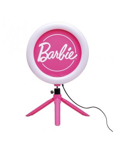 Aro de luz con trípode Barbie 25,9 cm