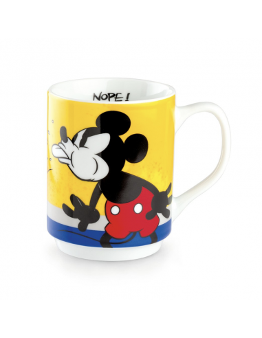 Taza apilable Mickey I am Amarilla 350 ml