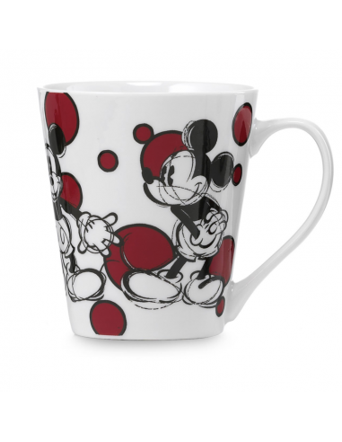 Taza Mickey Mouse Bolli Rojos,380 ml