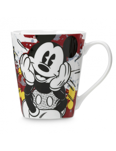 Taza Mickey Mouse Roja/Amarilla., 380 ml