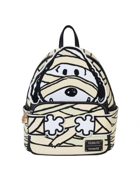 Mini Mochila Snoopy con disfraz de momia Glow in the Dark