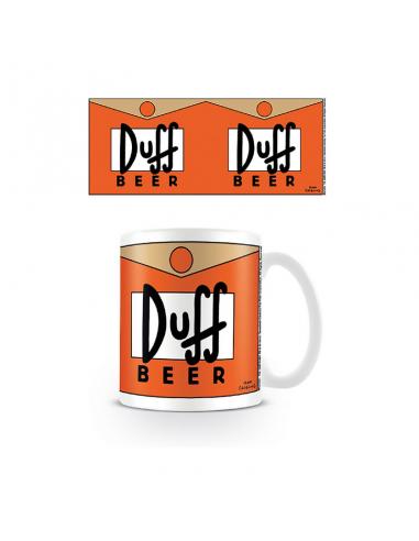 Taza desayuno Los Simpson Cerveza Duff