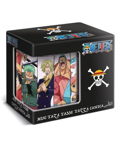 Taza en caja regalo Personajes Anime One Piece 325 ml