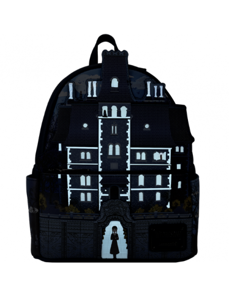 Mini Mochila Fachada Academia Nevermore