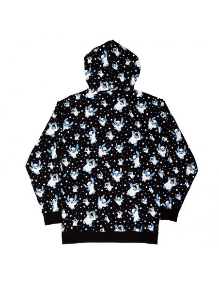 Sudadera unisex con capucha Stich disfraz de fantasma L