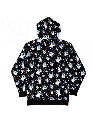 Sudadera unisex con capucha Stich disfraz de fantasma S