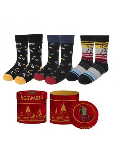 Pack calcetines 3 piezas Harry Potter talla 38/45