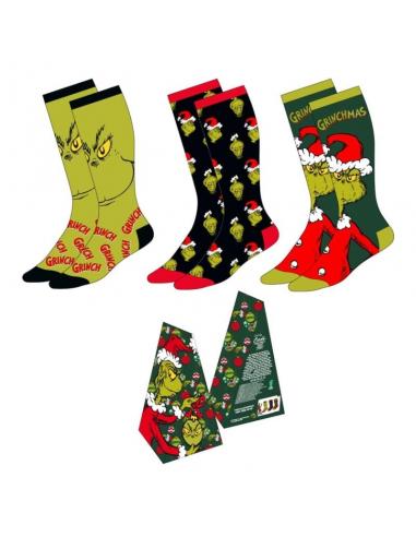 Pack calcetines 3 piezas The Grinch talla 38/45