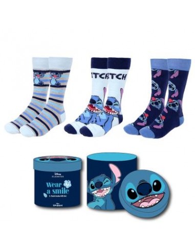 Pack calcetines 3 piezas Lilo & Stitch talla 36-43