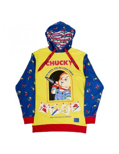 Sudadera unisex con capucha Chucky en caja original L