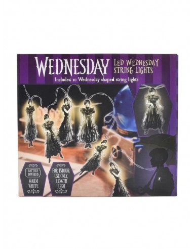 ▷ TIRA DE LUCES DE WEDNESDAY by Pequeños Gigantes