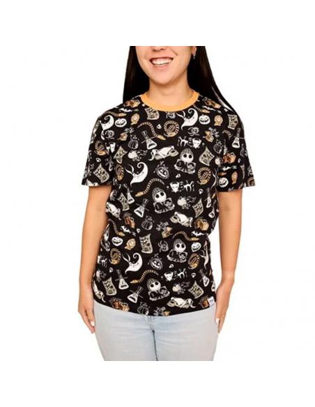 Camiseta unisex Fiesta del alcalde personajes de pesadilla antes de navidad talla XXL