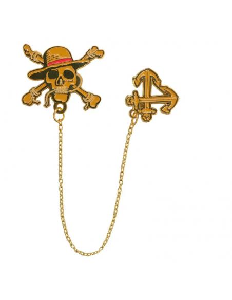 Marcapáginas con cadena Logo Monkey D. Luffy