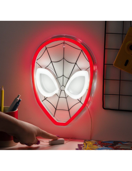 Lámpara LED estilo neón Spider-Man para pared