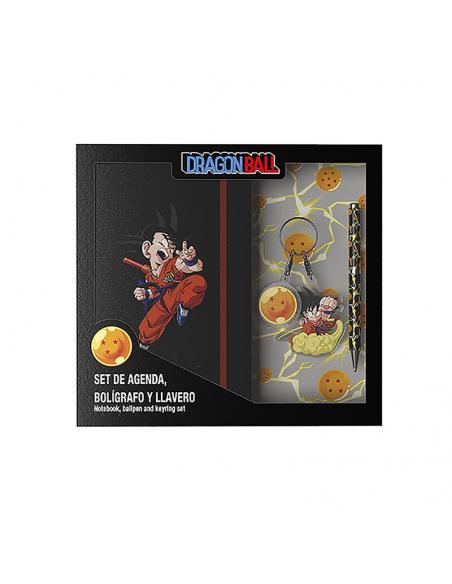 Set de Diario, Boligrafo y Llavero Dragon Ball