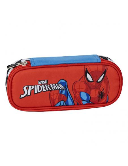 Estuche Portatodo Spider-Man (azul y rojo) ovalado 22,5 cm