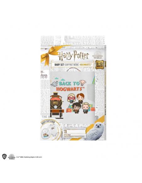 Set de Body y Babero Harry Potter Hogwars 12-18 meses