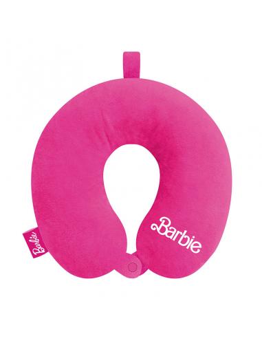 Cojín para cuello logo Barbie rosa 30 x 30 cm