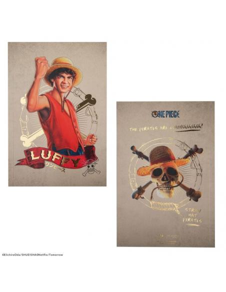 Cuaderno de tapa blanda Monkey D. Luffy