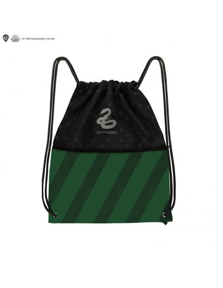 Mochila saco Slytherin de algodón y poliester