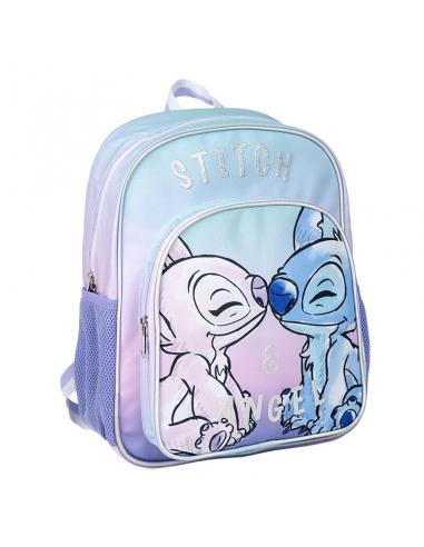 Mochila mediana Stitch & Angel beso 38 cm