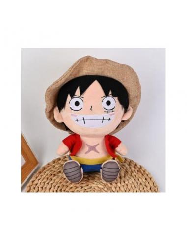 Peluche One Piece. Monkey D. Luffy - versión Nuevo Mundo 25 cm