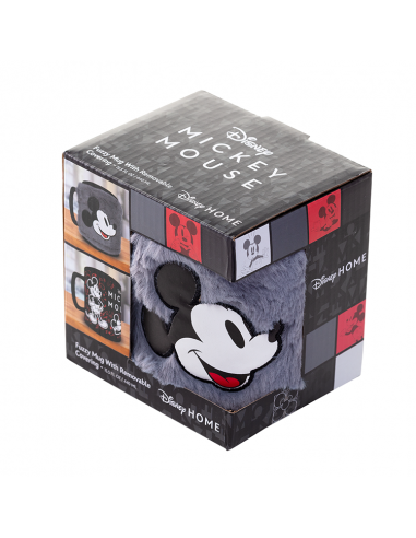 ▷ TAZA PREMIUM CON FUNDA DE PELUCHE DE MICKEY MOUSE by Pequeños Gigantes