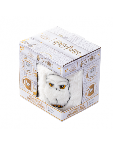 ▷ TAZA PREMIUM CON FUNDA DE PELUCHE DE HEDWIG by Pequeños Gigantes