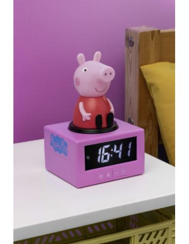 Reloj Despertador Peppa Pig con cable USB