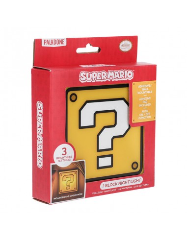 ▷ LÁMPARA QUESTION BLOCK DE SUPER MARIO by Pequeños Gigantes