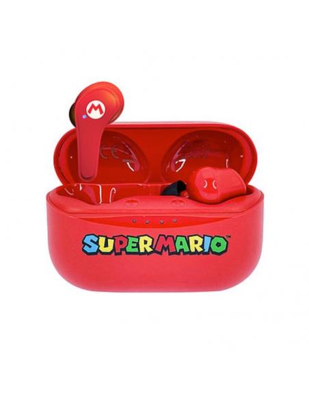 Auriculares TWS Earpods Super Mario Rojo