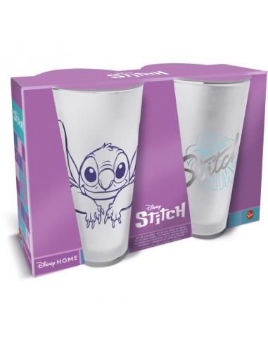 Set 2 Vasos de Cristal Stitch (vice style) 490 ml