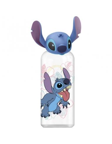 Botella con figura 3D Stitch y palmas 560 ml