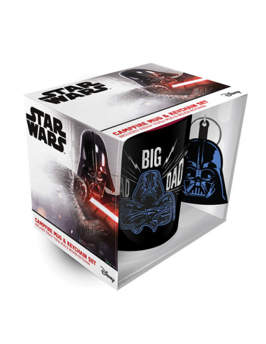 ▷ SET TAZA Y LLAVERO DARTH VADER DE STAR WARS by Pequeños Gigantes