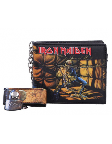 Cartera Tarjetero Iron Maiden Piece of Mind 11 cm, PU