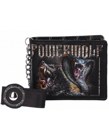 Cartera Tarjetero Powerwolf 11 cm, PU