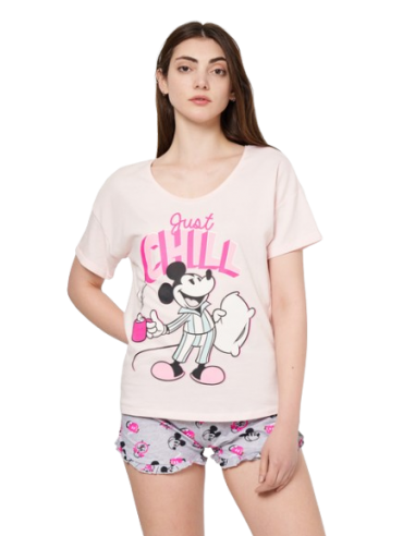 Pijama Mickey Rosa Talla XL