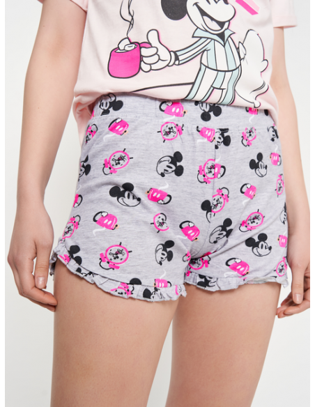 Pijama Mickey Rosa Talla S