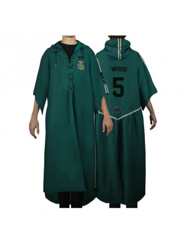 ▷ TÚNICA QUIDDITCH SLYTHERIN PERSONALIZABLE TALLA M Pequeños Gigantes