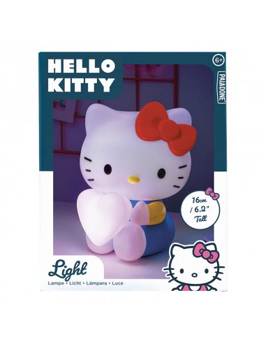 Lámpara 3D Hello Kitty con corazón 16 cm