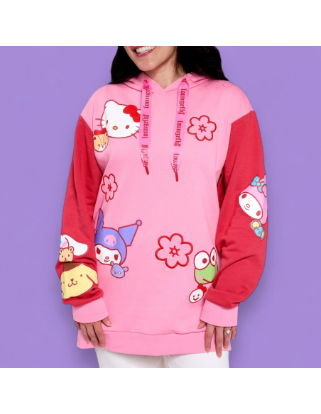 Sudadera unisex con capucha Hello Kitty y Amigos 2XL