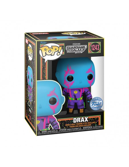 Pop! & Tee Set Drax (Black Light) XL